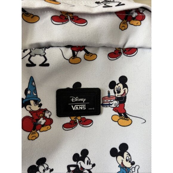 VANS x Disney Mickey Mouse Backpack Mickey 90th Anniversary Pre-Owned EUC - Picture 2 of 8